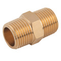 1/2"NPT x 1/2" BSPT ADAPTOR - 3/4" NPT Male x 3/4" BSP Taper Male, Brass Adaptor, Equal, Straight, Air-ProAll images used are for illustrative purposes only