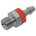 1/2" MALE STRAIGHT BSPP - 1/4" BSP Parallel Male, Hydraulic Push Style Fitting, 60Â° Cone x Hose Tail, to Suit 1/4" Hose Inside Diameter, Zinc Plated Mild Steel, Maximum Working Pressure 280 bar, Burnett & HillmanAll images used are for illustrative pu