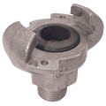 CLAW COUPLING 1/2" BSP MALE PLATED - 1" BSP Parallel Male, SS3 Male Thread, BSP Parallel, SS Claw Coupling, Zinc Plated and Yellow Passivated (Chrome VI Free) Hardened Forged Steel, Maximum Working Pressure 12 bar, JaymacAll images used are for illustr