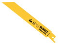 Dewalt Bi-Metal General Purpose Reciprocating Blade 152mm x 10 TPI (Pack 5) - DEWALT DT2345 Bi-Metal Reciprocating Blades for universal use, designed for cordless machines