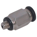 3MM O.D. X M3 MALE STUD - M3 Metric Male x 2mm Outside Diameter, Miniature Push-in Fitting, Stud, Brass Nickel Plated/Plastic, Working Temperature -18Ã‚Â°C to +70Ã‚Â°C, Maximum Working Pressure 15 bar, AignepAll images used are for illustrative purpose