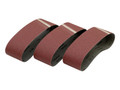 Dewalt Sanding Belt 533 x 75mm 80G Pack of 3 - DEWALT Sanding belts have a heavy-duty backing cloth, resin bonded for use with belt sanders