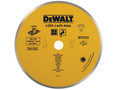 Dewalt Ceramic Diamond Tile Blade 254 x 25.4mm - The DEWALT DEWDT3733XJ ceramic diamond tile blade has a continuous rim design for fine finish in hard materials e