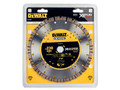 Dewalt DT40260 Extreme Diamond Cutting Blade 230 x 22.23mm - The DEWALT Extreme Diamond Cutting Blade has a 3 x 12mm diamond segment with an aggressive cut pattern giving faster cuts and longer blade life