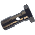 M12 X 1.5 SINGLE BANJO STEM - M5 Metric Male, 55000 Series, 20 bar Rated, Single Banjo Bolt, Plastic/Brass Nickel Plated, Working Temperature -20Ã‚Â°C to +80Ã‚Â°C, Maximum Working Pressure 15 bar, AignepAll images used are for illustrative purposes onl