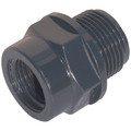 1" X 3/4" BSP REDUCER M/F - 1" BSP Parallel Male x 1/2" BSP Parallel Female, UPVC Threaded Fitting, Wras Approved, Reducer, Working Temperature 0Ã‚Â°C to +60Ã‚Â°C, Maximum Working Pressure 0 to 12 bar, ComerAll images used are for illustrative purposes