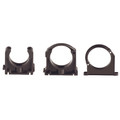 32MM BLACK PP INDUSTRIAL PIPE CLIP - 110mm Inside Diameter, UPVC Metric Pipe System, Black, Pipe, Clip, Working Temperature +20Ã‚Â°C to +60Ã‚Â°C, Maximum Working Pressure 16 bar, ComerAll images used are for illustrative purposes only