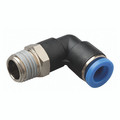 STUD ELBOW 1/2" X 1/2" BSPT - 1/8" BSP Taper Male x 1/4" Outside Diameter, 90Ã‚Â° Elbow, Push Fitting, Plastic/Brass Nickel Plated, Working Temperature 0Ã‚Â°C to +60Ã‚Â°C, Maximum Working Pressure 10 bar, KelmAll images used are for illustrative purpos