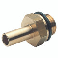 08MM OD X 1/4" BSPP STANDPIPE ADAPTOR - 1/4" BSP Parallel Male x 10mm Outside Diameter, Metric Brass Compression Fitting, Stud Standpipe, AignepAll images used are for illustrative purposes only