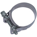 40-43MM ST/ST H/D SP/CLAMP ST SCREW - 17mm Minimum Diameter x 19mm Maximum Diameter, Heavy Duty, Super W2 Clamp, 430 Stainless Steel Band, Steel Screw, MikalorAll images used are for illustrative purposes only
