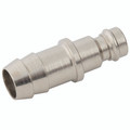 6MM HOSE TAIL S-LOCK PLUG NP - Pneumatic Quick Release, Series 21KS, Safety Lock, Plug, Hose Tail, To Suit Hose Inside Diameter 6mm (1/4"), Non Valved, Brass Nickel Plated, Working Temperature -20Ã‚Â°C to +100Ã‚Â°C, Maximum Working Pressure 35 bar, Parker