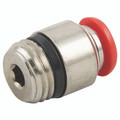 08MM OD X 1/8" BSPT MALE STUD PUSHIN - 1/2" BSP Taper Male x 16mm Outside Diameter, Push-in Fitting, Male Thread, Male Stud, Plastic/Brass Nickel Plated, Working Temperature 0Ã‚Â°C to +60Ã‚Â°C, Maximum Working Pressure 10 bar, KelmAll images used are f