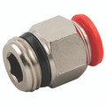05MM OD X 1/8" BSPT MALE STUD PUSHIN - 1/2" BSP Taper Male x 8mm Outside Diameter, Push-in Fitting, Hex Body, Stud, Brass, Working Temperature -18Ã‚Â°C to +70Ã‚Â°C, Maximum Working Pressure 20 bar, AignepAll images used are for illustrative purposes on