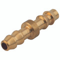6MM I.D.x 6MM I.D. HOSE ADAPTO - Push-on Hose Adaptor, Hose Joiner, To Suit 2mm Hose Inside Diameter x 2mm Hose Inside Diameter, Brass, Working Temperature -10Ã‚Â°C to +80Ã‚Â°C, Maximum Working Pressure 10 bar, AignepAll images used are for illustrativ