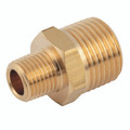 1/8" X 3/8"BSPT HEX MALE BRASS NIPPLE - 1/4" BSP Taper Male x 1/2" BSP Taper Male, Brass Adaptor, Unequal, Straight, Air-ProAll images used are for illustrative purposes only 1/8" X 3/8"BSPT HEX MALE BRASS NIPPLE - 1/4" BSP Taper Male x 1/2" BSP Taper Male, Brass Adaptor, Unequal, Straight, Air-ProAll images used are for illustrative purposes only