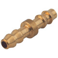3MM I.D.x 2MM I.D. HOSE ADAPTO - Push-on Hose Adaptor, Hose Joiner, To Suit 2mm Hose Inside Diameter x 2mm Hose Inside Diameter, Brass, Working Temperature -10Ã‚Â°C to +80Ã‚Â°C, Maximum Working Pressure 10 bar, AignepAll images used are for illustrativ