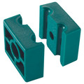 15.0MM OD POLYPROP 2-TUBE HALVES GROUP2 - 6mm Outside Diameter, Hydraulic Tube Clamp, Series B Standard Duty, Clamp Halves, Double Polypropylene Inside Smooth, Group 1, RSBAll images used are for illustrative purposes only