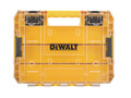 Dewalt Large Tough Case Empty (With 6 Dividers) - The DeWalt DT70839-QZ Large Tough Case has a clear lid for quick and easy identification of the contents