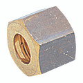 08MM OD BRASS NUT X M12X1.0 - 10mm Outside Diameter, Metric Brass Compression Fitting, Tube, Nut, AignepAll images used are for illustrative purposes only