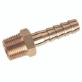 1/4"  BSPT MALE X 1/4" ID HOSE BRASS - 1/8" BSP Taper Male, Hose Tail, Straight, To Suit Hose Inside Diameter 1/2", ISO 7