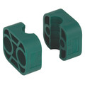12.7MM OD POLYPROP 1-TUBE HALVES SIZE A2 - 6mm Outside Diameter, Hydraulic Tube Clamp, Series A Light Duty, Clamp Halves, Single Polypropylene, Group 0, RSBAll images used are for illustrative purposes only