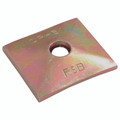 COVER PLATE DOUBLE STEEL (B) SIZE2 1HOLE - Hydraulic Tube Clamp, Series B Standard Duty, Cover Plate, Double, Group 1, Steel, RSBAll images used are for illustrative purposes only