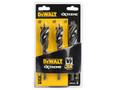 Dewalt EXTREME® Tri Flute Bit 3 Piece Set 152mm - The DeWalt EXTREME&reg; Tri Flute Bit 3 Piece Set is designed with 3 cutting edges to allow for up to 6x faster cutting, combined with tri-flute design for optimum chip removal