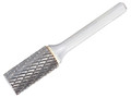 Dormer Solid Carbide Rotary Burr - Cylinder without Endcut 6.3 x 3mm - The Dormer P801 Solid Carbide Rotary Burrs have cylinders without endcuts and produce double cuts