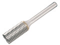 Dormer Solid Carbide Bright Rotary Burr - Cylinder with Endcut 3 x 3mm - The Dormer P803 Solid Carbide Bright Rotary Burrs have cylinders with end cuts and produce double cuts