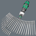 Wera Kraftform Kompakt 60 RA, 17 pieces - 17-piece set with bits in a length of 89 mm in a practical pouch Wera Kraftform Kompakt 60 RA, 17 pieces - 17-piece set with bits in a length of 89 mm in a practical pouch