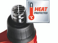 Einhell TH-HA 2000/1 Hot Air Gun 2000W 240V - The Einhell TH-HA 2000/1 Hot Air Gun is suitable for DIY enthusiasts on jobs involving the removal of old lacquer and paint, the fitting of plastic tubes, and much more besides