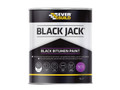 Everbuild Sika Black Jack® 901 Black Bitumen Paint 1 litre - Everbuild Black Jack&reg; 901 Black Bitumen Paint is a solvent-based, full bodied, black bitumen paint, When dry, the product forms an odourless and taint free bitumen film suitable for the p
