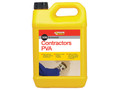 Everbuild Sika Contractor's PVA 5 litre - Contractors PVA is a multi purpose agent, primer sealer, cement filler and plaster admixture that adheres to most common building and DIY materials except PVC and rubber