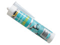 Everbuild Sika Showerproof Bathroom Silicone Translucent 280ml - Showerproof Bathroom Silicone is a mid modulus sanitary and shower silicone sealant that adheres to most smooth and non-porous materials