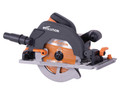Evolution R185CCSX Circular Track Saw Kit 185mm 1600W 240V - The Evolution R185CCSX Circular Track Saw is ideal for both trade and DIY users thanks to its powerful motor and optimised gearbox