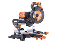 Evolution R255SMS-DB+ Multi-Material Sliding Mitre Saw 255mm 2000W 240V - The Evolution R255SMS-DB&#43; Multi-Material Sliding Mitre Saw is ideal for on-site use and can cut a variety of materials such as wood, mild steel, wood even with embedded nails