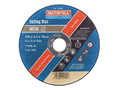 Faithfull Metal Cut Off Disc 100 x 3.2 x 16mm - Metal Cutting Discs are manufactured using Aluminium Oxide abrasive grit with fibreglass reinforcing and are resin bonded to provide both safety and optimum cutting performance