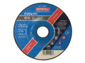 Faithfull Depressed Centre Metal Grinding Disc 115 x 6.5 x 22.23mm - Depressed Centre Metal Grinding Discs are manufactured using Aluminium Oxide abrasive grit with fibreglass reinforcing and resin bonded to provide both safety and optimum cutting perf