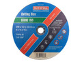 Faithfull Stone Cut Off Disc 230 x 3.2 x 22.23mm - Flat Stone Cutting Discs are manufactured using Silicone Carbide abrasive grit with fibreglass reinforcing and resin bonded to provide both safety and optimum cutting performance