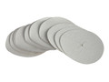 Faithfull Paper Sanding Disc 6 x 125mm Medium (Pack 5) - Faithfull Sanding Discs are manufactured from Aluminium Oxide abrasive on a flexible paper backing