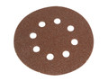 Faithfull Hook & Loop Sanding Disc DID3 Holed 125mm Medium Fine (Pack 5) - Faithfull Aluminium oxide abrasive on a flexible paper backing with the added convenience of the hook &amp; loop quick change system