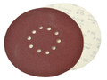 Faithfull Dry Wall Sanding Disc for Flex Machines 225mm Assorted (Pack 10) - These Faithfull 225mm Sanding Discs have a 10 hole dust extraction pattern to fit FLEX Giraffe&reg; Long Reach sanding machines