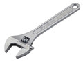 Faithfull Chrome Adjustable Spanner 150mm (6in) - The Faithfull Chrome Adjustable Spanner has a knurled adjustment screw which enables the jaws to fit various sizes of bolt and nut head