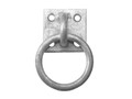 Faithfull Ring On Plate - Galvanised - The Faithfull 8mm Ring on a 50 x 50mm(2 x 2in) pre-drilled plate