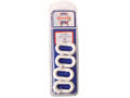 Faithfull Plastic Joining Links 8mm White (Pack 4) - The Faithfull pack of 4 x 8mm joining links for use in conjunction with plastic chain