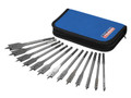 Faithfull Flat Bit Set, 13 Piece - Faithfull Flat Bits produce a clean cut at a fast and efficient rate