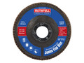 Faithfull Zirconia Abrasive Jumbo Flap Disc ZA80 115mm - Faithfull Zirconia Abrasive Jumbo Flap Discs are designed for use on angle grinders