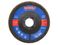 Faithfull Aluminium Oxide Flap Disc 115 x 22mm 120 Grit - The Faithfull Aluminium Oxide Flap Discs are suitable for heavy-duty applications