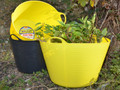 Faithfull Flex Tub 28 litre - Black - Ideal for use around the garden, home, building site, farm or stables and are perfect for both solids and fluids