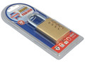 Faithfull Brass Combination Padlock 38mm - The Faithfull Combination Padlock has a solid brass body with a 4-pin brass tumbler mechanism